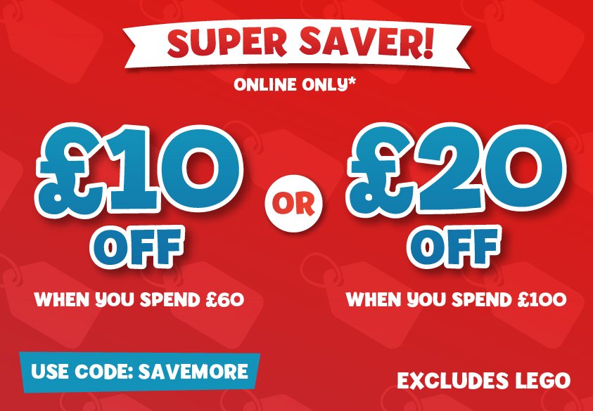 Save £10 when you spend £60